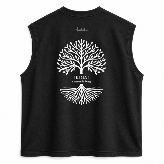 T-SHIRT NO SLEEVE IKIGAI